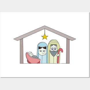 Holy Night Nativity Posters and Art